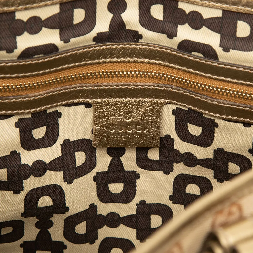 Gucci GG Canvas Jolicoeur Handbag Beige Canvas Good - Box View