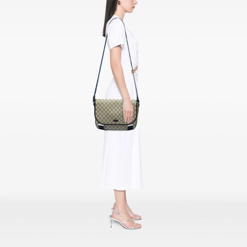Gucci GG Supreme Crossbody Beige Canvas Very good - Box View