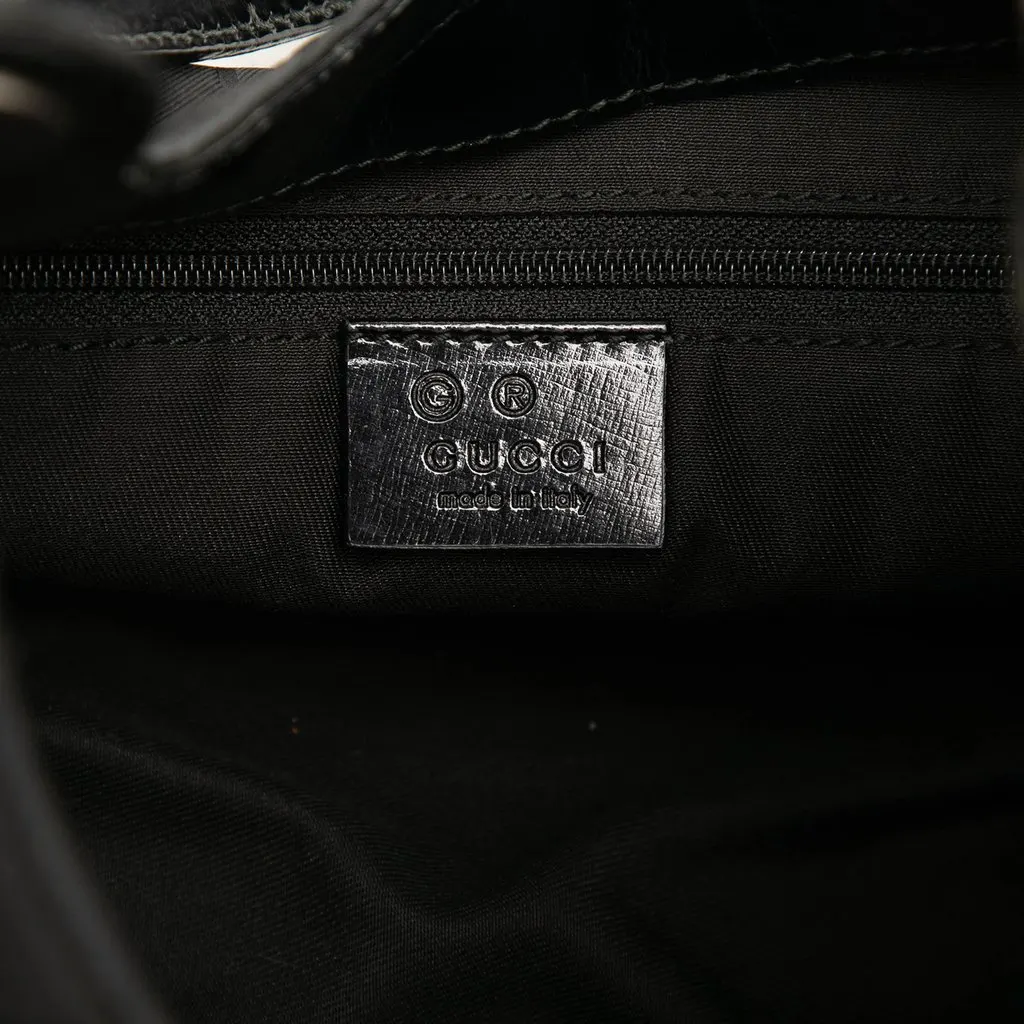 Gucci GG Nylon Shoulder Bag Black Polyamide Very good - Box View