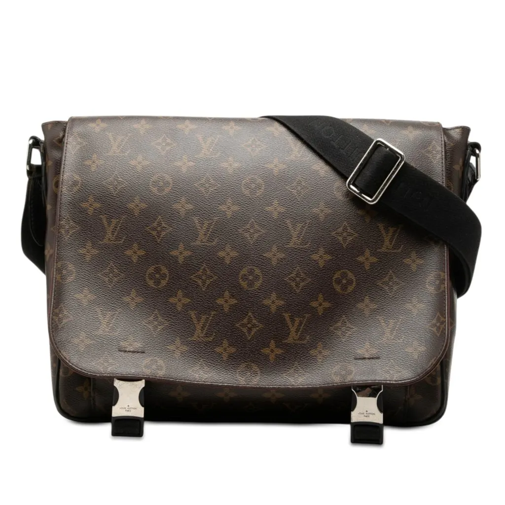 Louis Vuitton Monogram Macassar Clarence Brown Good - Front View