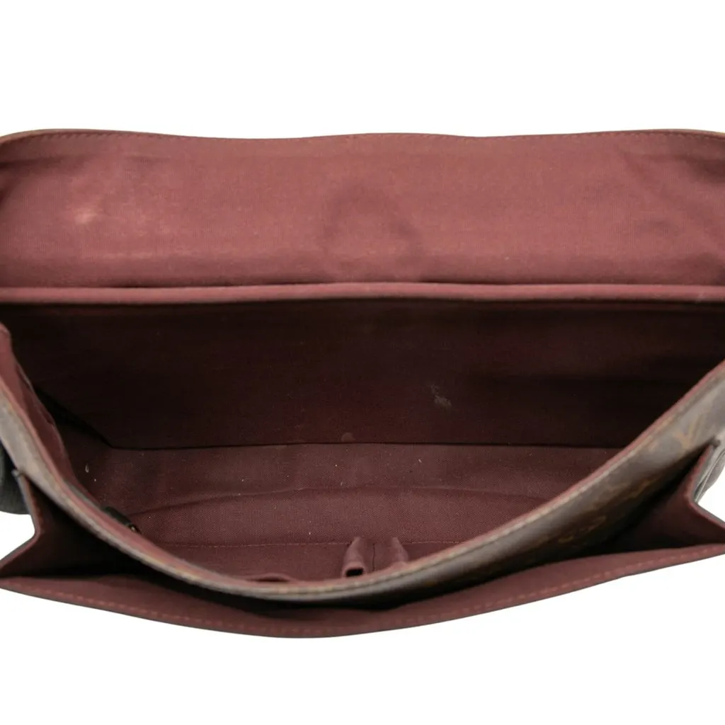 Louis Vuitton Monogram Macassar Clarence Brown Good - Model View