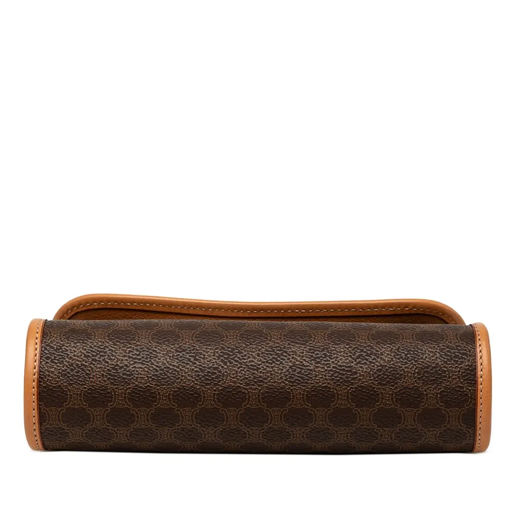 Celine Macadam Coated Canvas Clutch Brown Canvas Very good - Inside View