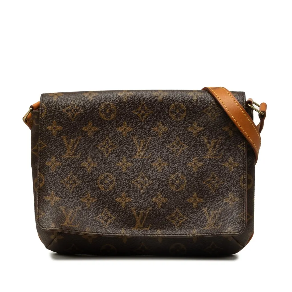 Louis Vuitton Monogram Musette Tango Short Strap Brown Canvas Very good - Front View