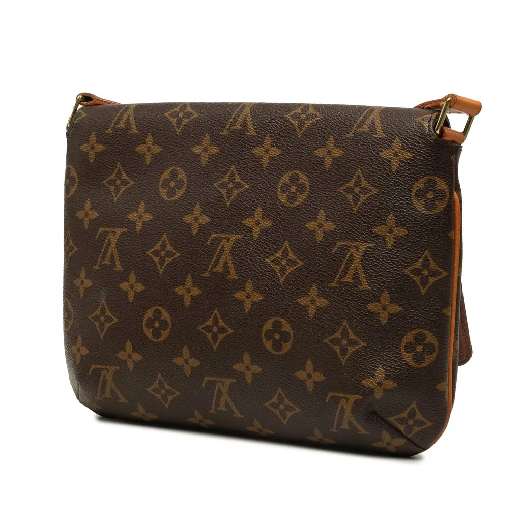 Louis Vuitton Monogram Musette Tango Short Strap Brown Canvas Very good - Back View