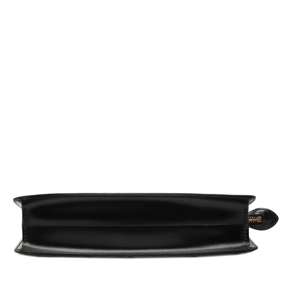 Louis Vuitton Epi Pochette Homme Black Leather Very good - Inside View