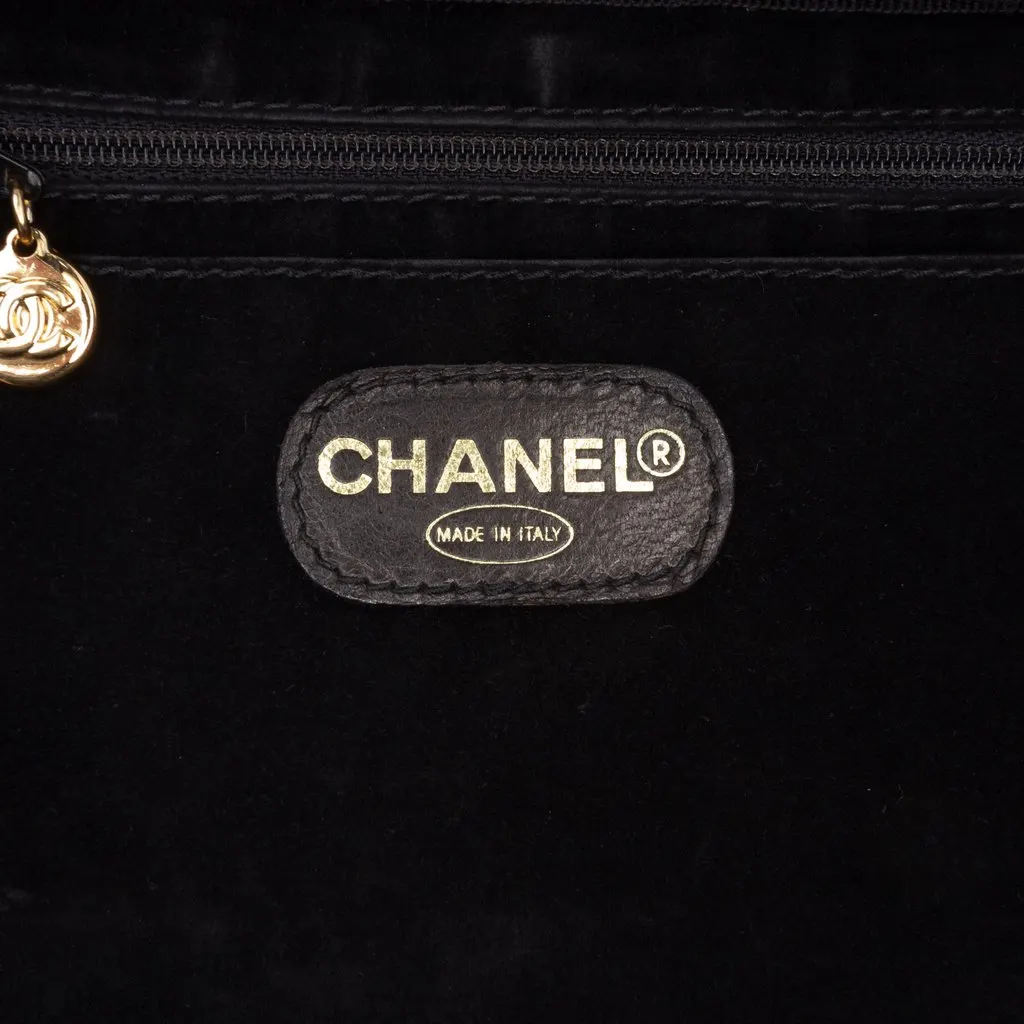 Chanel Medium CC Caviar Vanity Case Black Leather Very good - Box View
