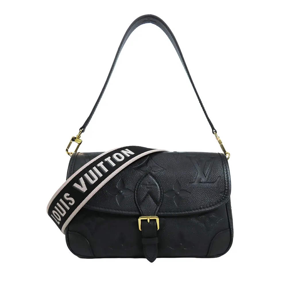 Louis Vuitton Monogram Empreinte Diane Black Leather Very good - Front View