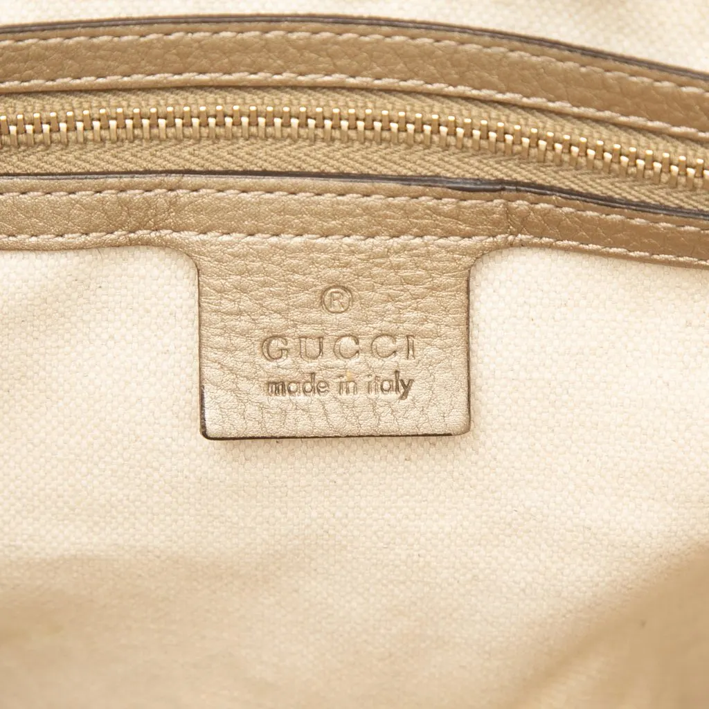 Gucci GG Canvas Bella Flap Satchel Beige Canvas Very good - Box View
