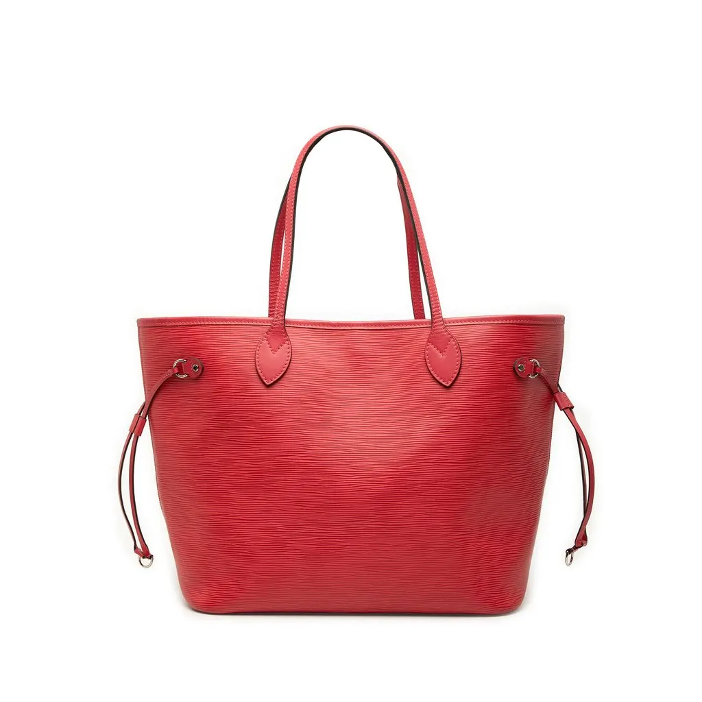 Louis Vuitton Epi Neverfull MM Red Leather Very good - Front View