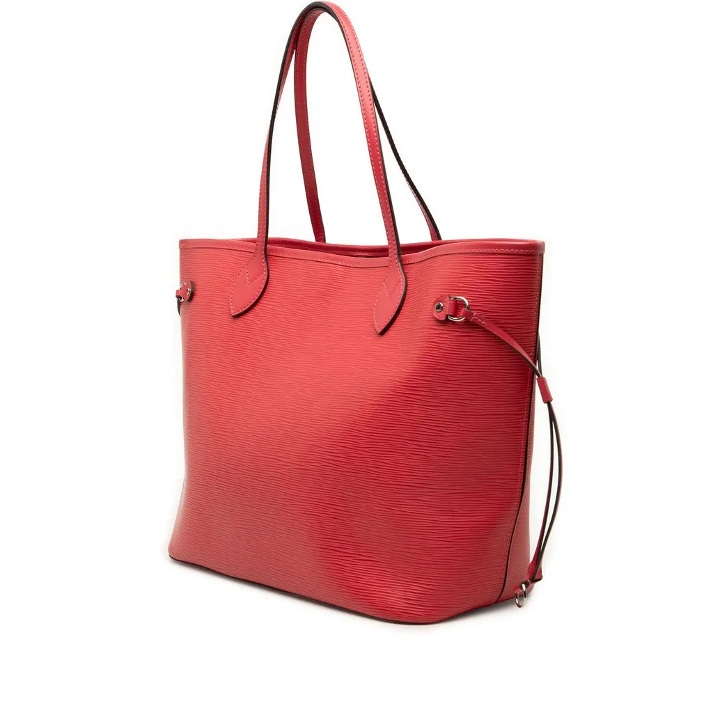 Louis Vuitton Epi Neverfull MM Red Leather Very good - Back View