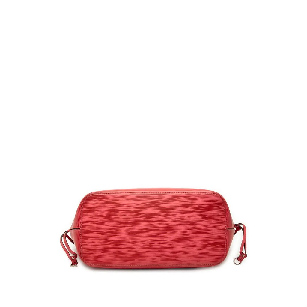Louis Vuitton Epi Neverfull MM Red Leather Very good - Inside View
