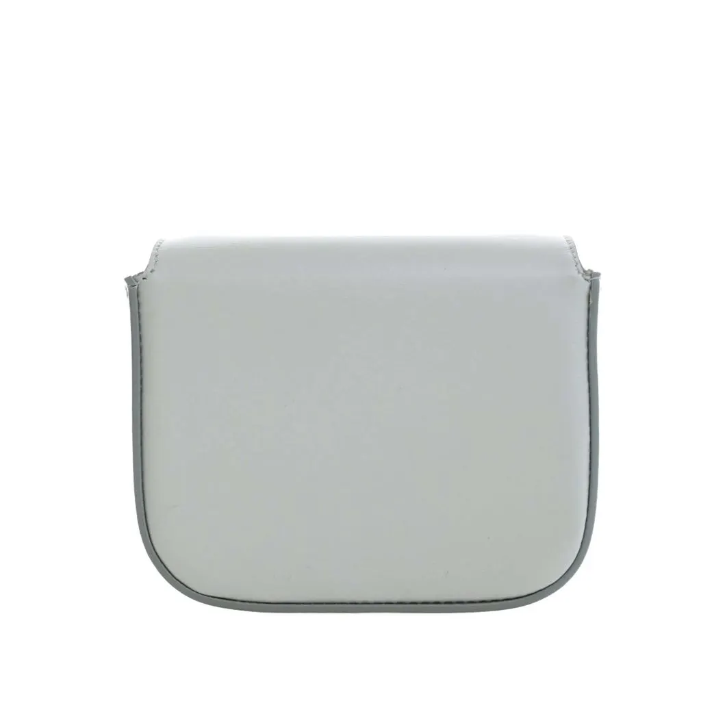Celine Mini Calfskin Claude Crossbody Blue Leather Very good - Model View