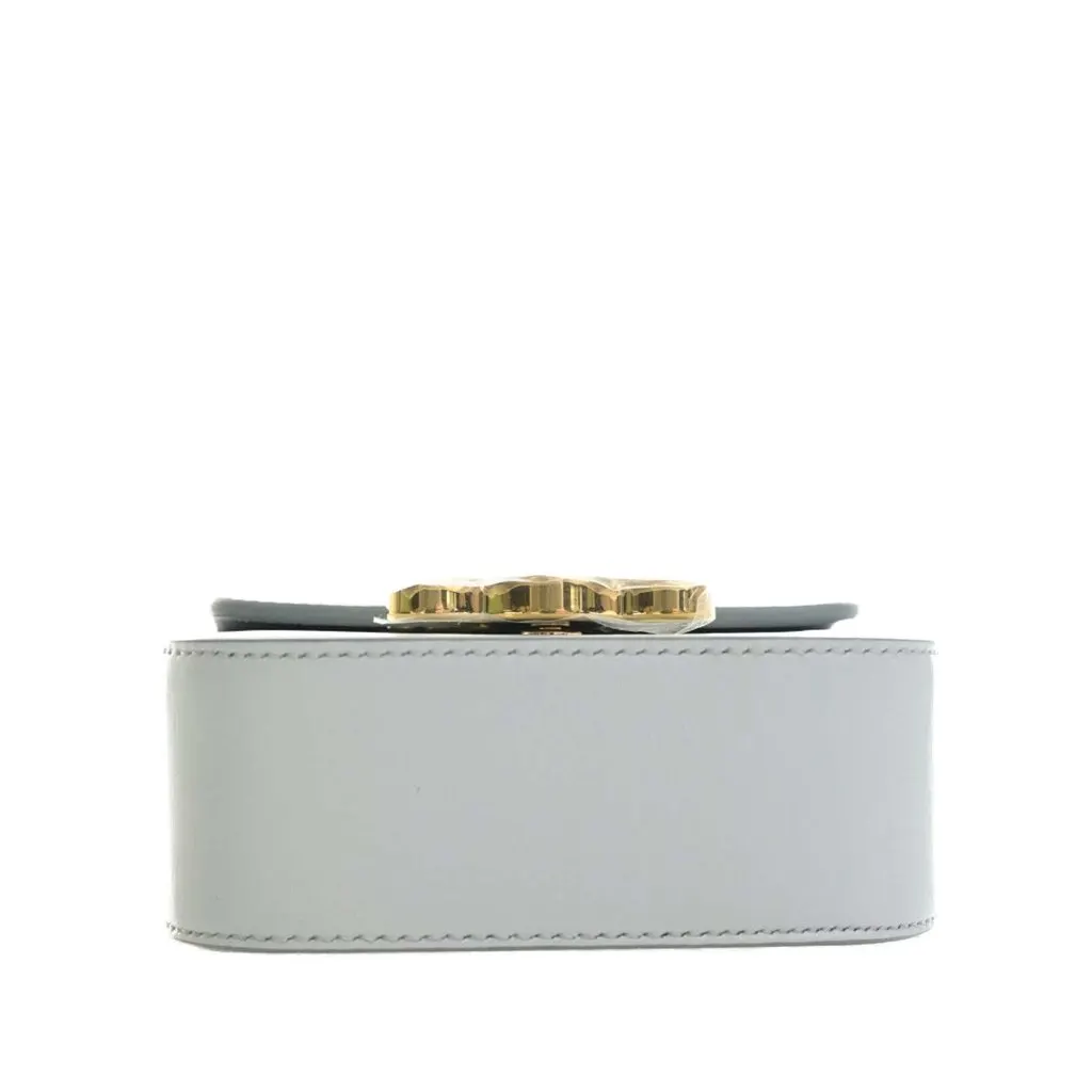 Celine Mini Calfskin Claude Crossbody Blue Leather Very good - Box View