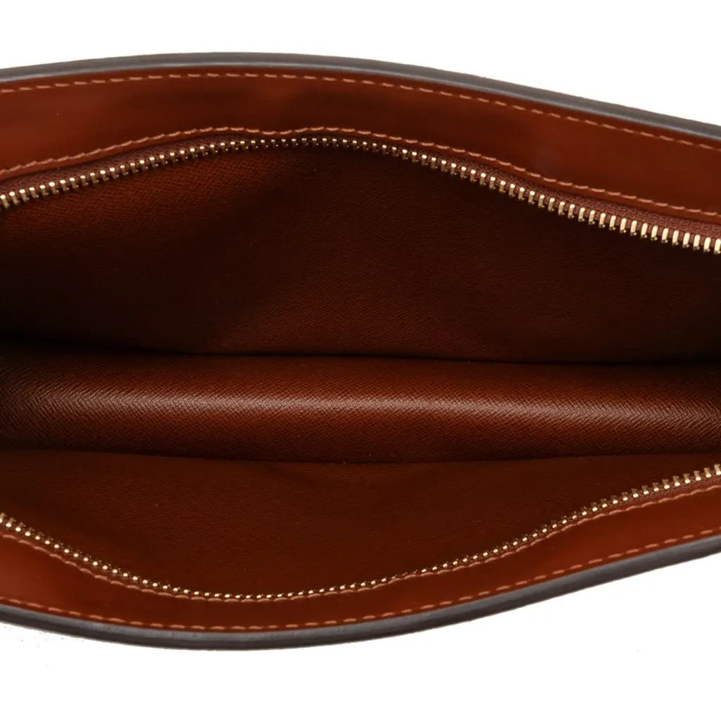 Louis Vuitton Monogram Pochette Homme Brown Good - Model View