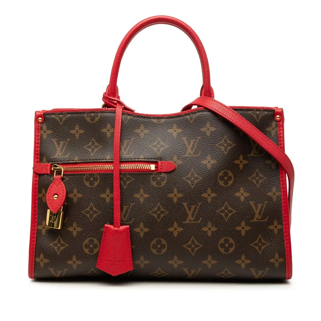 Louis Vuitton Monogram Popincourt PM Brown Canvas Good - Front View