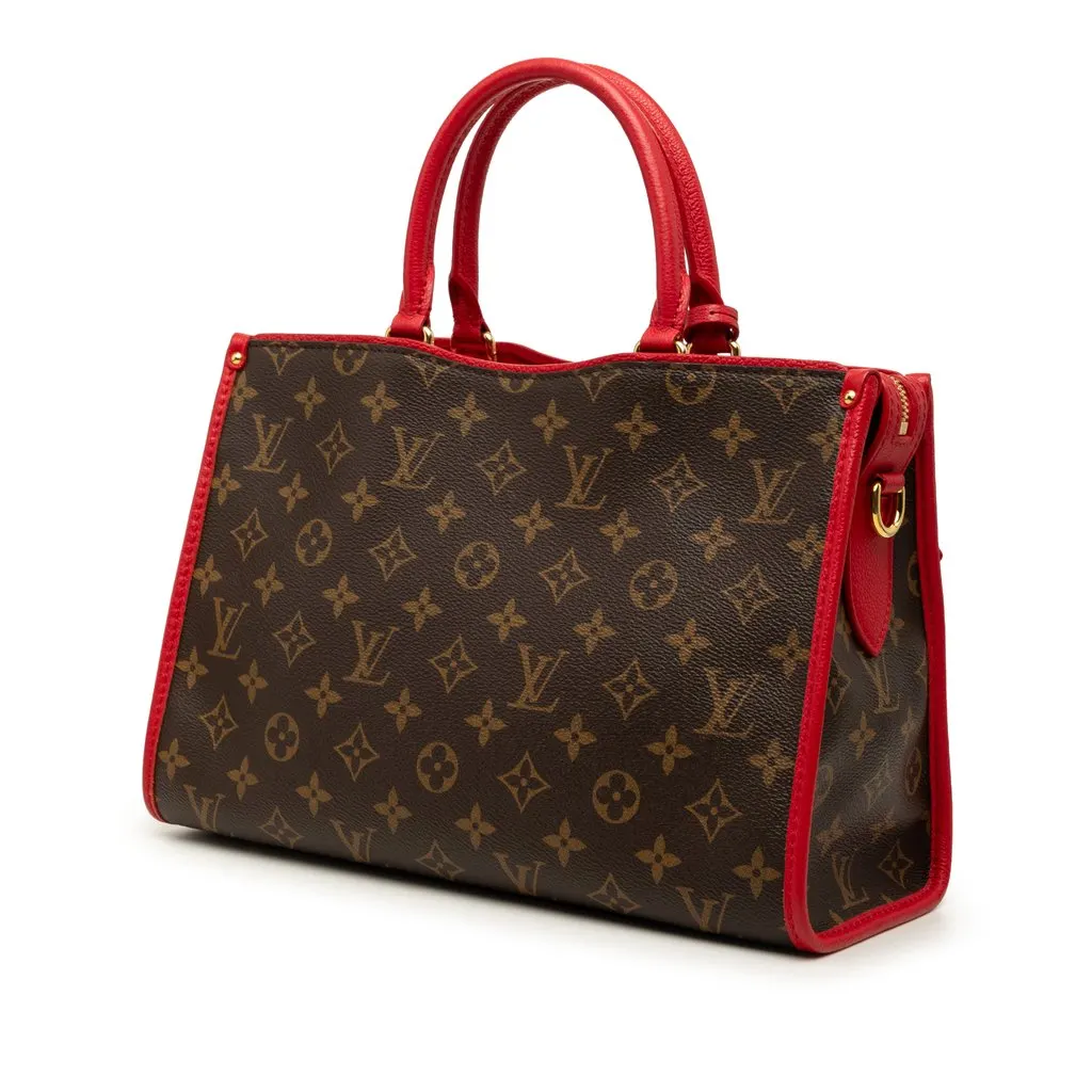 Louis Vuitton Monogram Popincourt PM Brown Canvas Good - Back View
