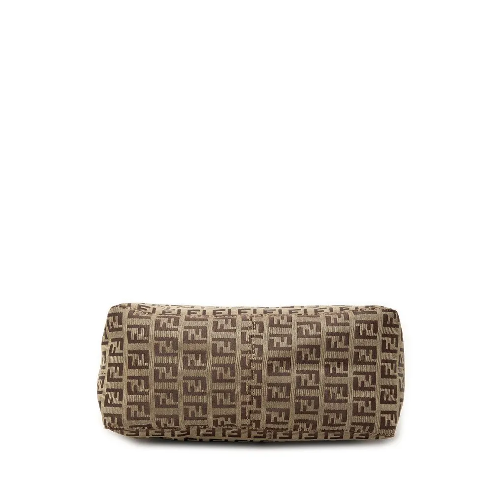 Fendi Zucchino Canvas Handbag Brown Very good - Inside View