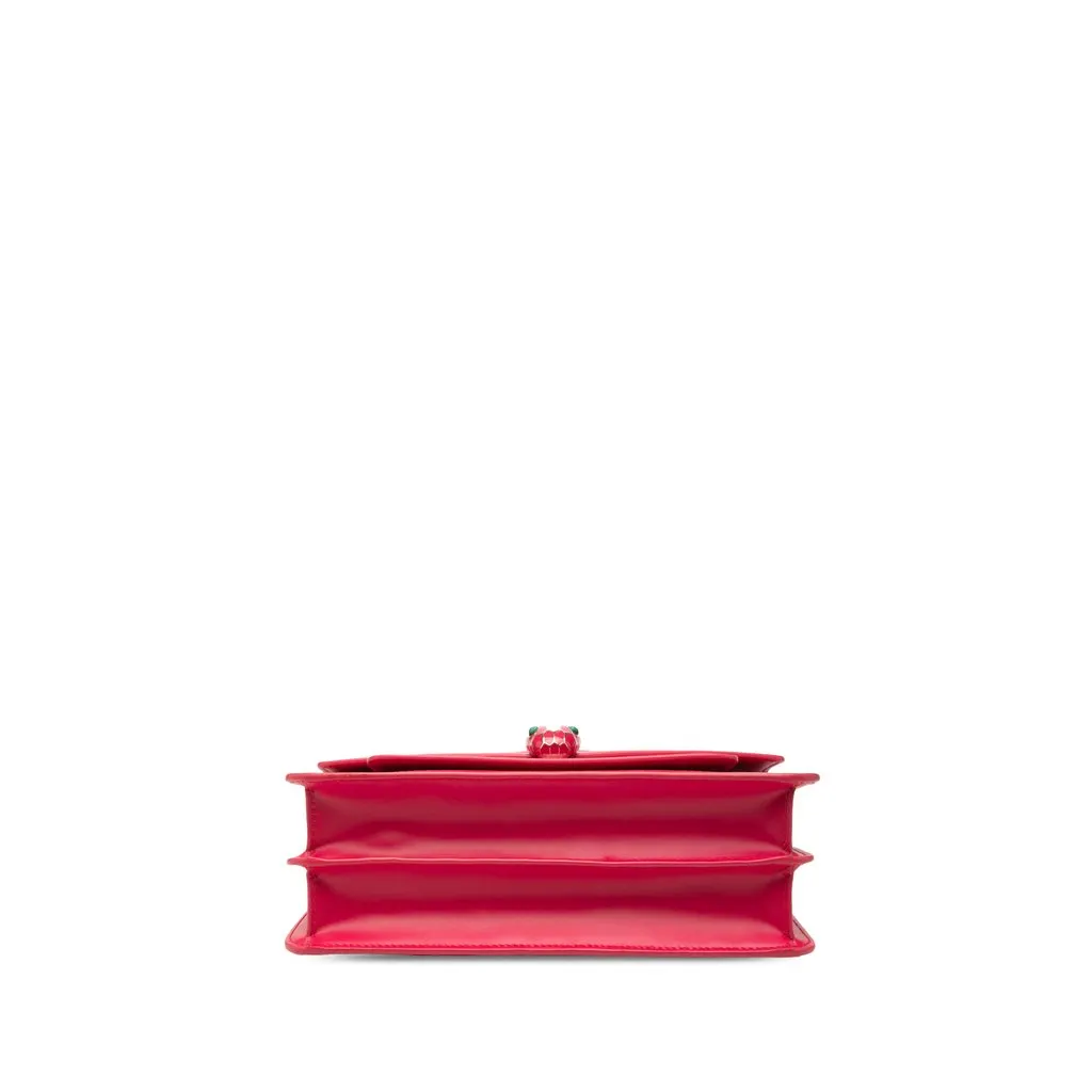 Bvlgari Calfskin Serpenti Forever Shoulder Bag Pink Leather Very good - Inside View