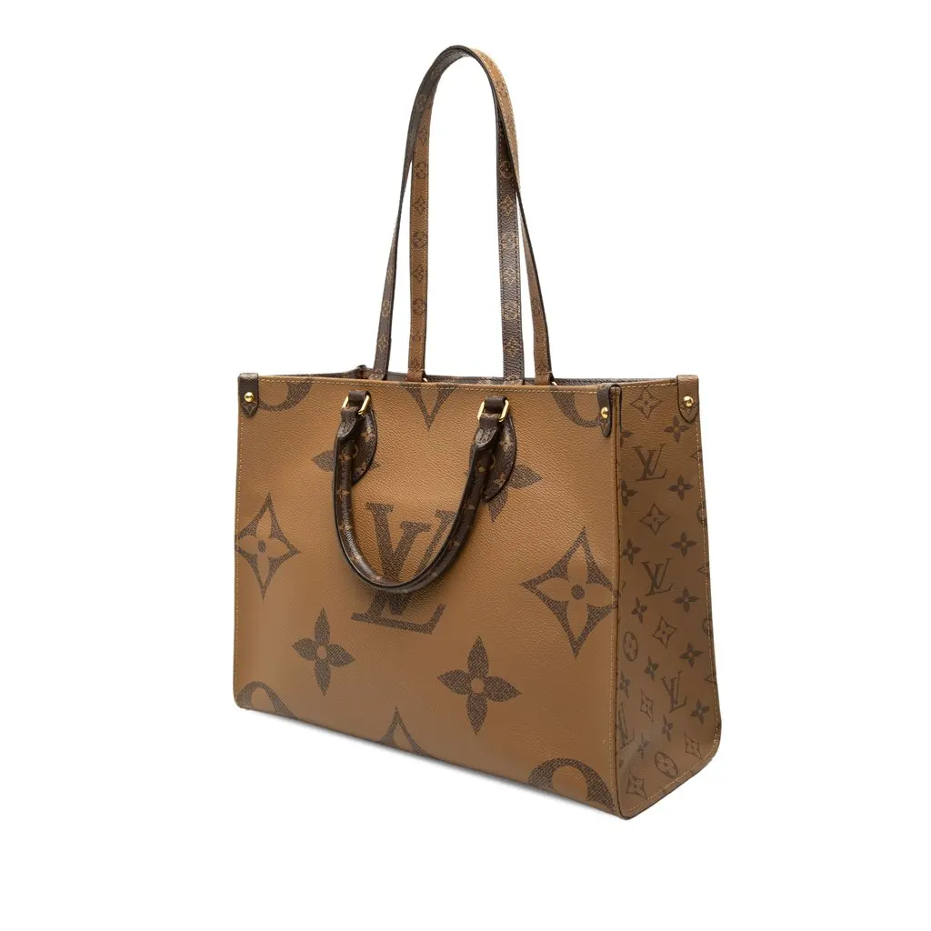 Louis Vuitton Monogram Reverse Giant OnTheGo MM Brown Very good - Back View