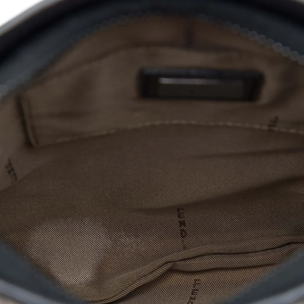 Fendi Zucchino Canvas Crossbody Beige Very good - Model View