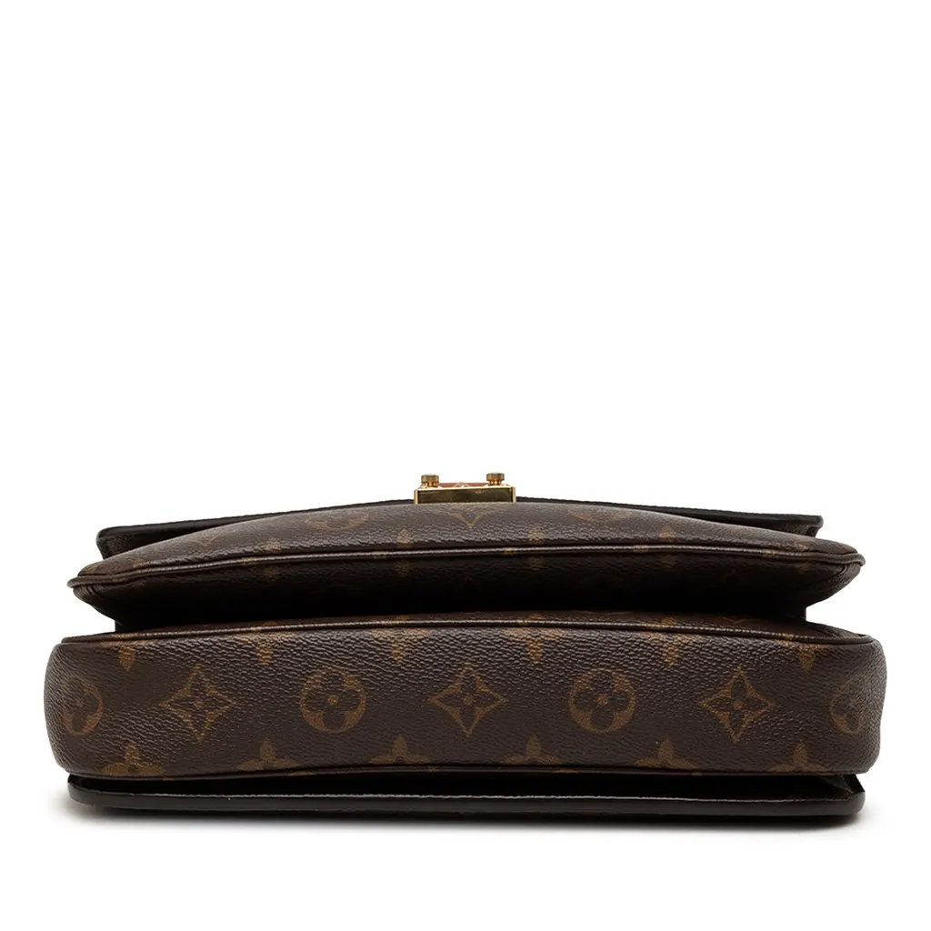Louis Vuitton Monogram Pochette Metis Brown Good - Inside View