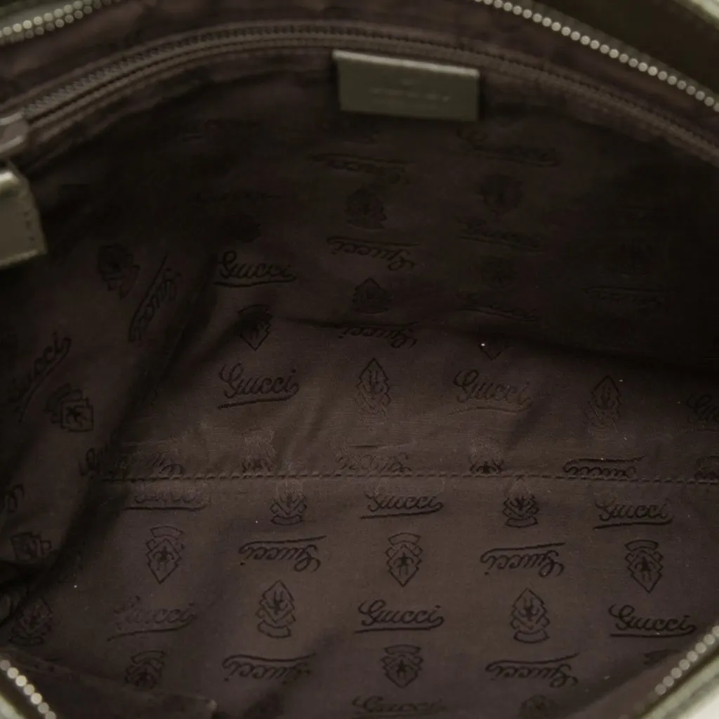 Gucci GG Imprime Crossbody Green Canvas Good - Model View