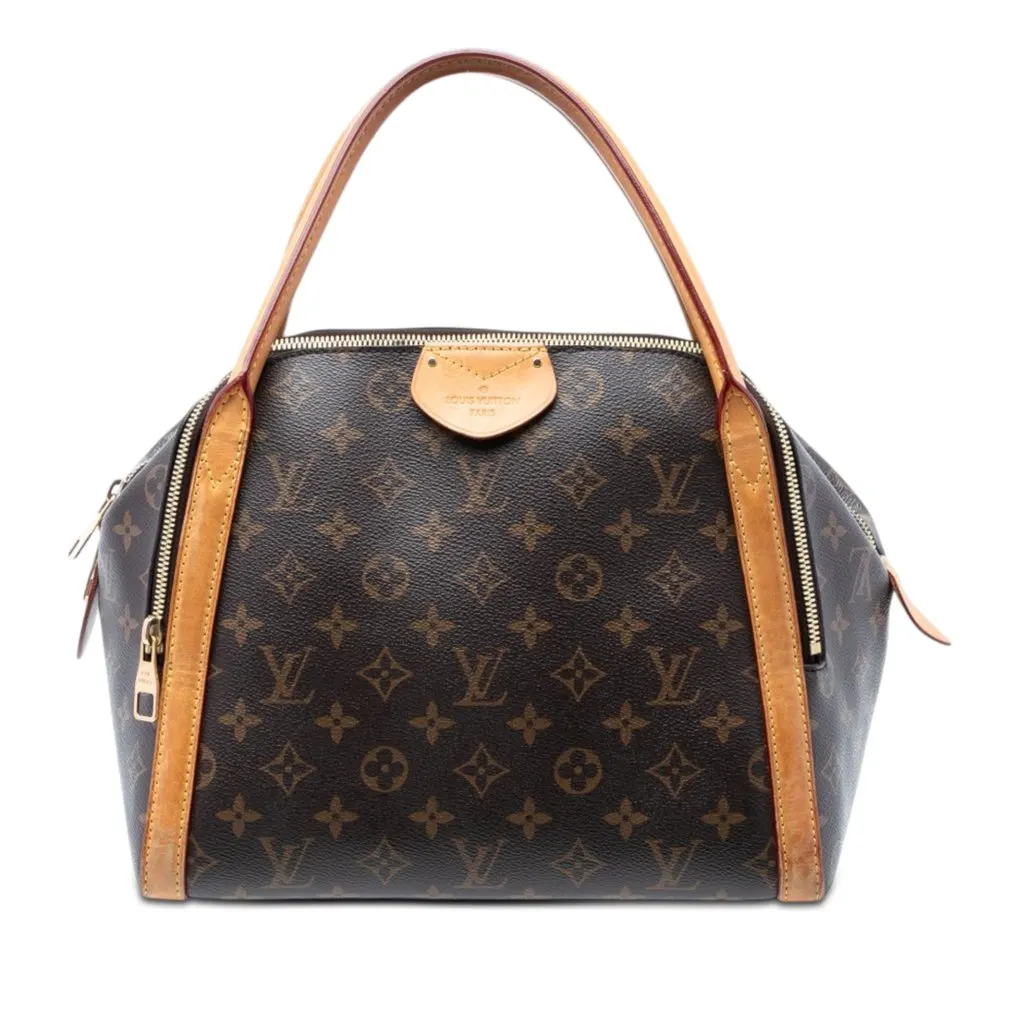 Louis Vuitton Monogram Marais MM Brown Very good - Front View