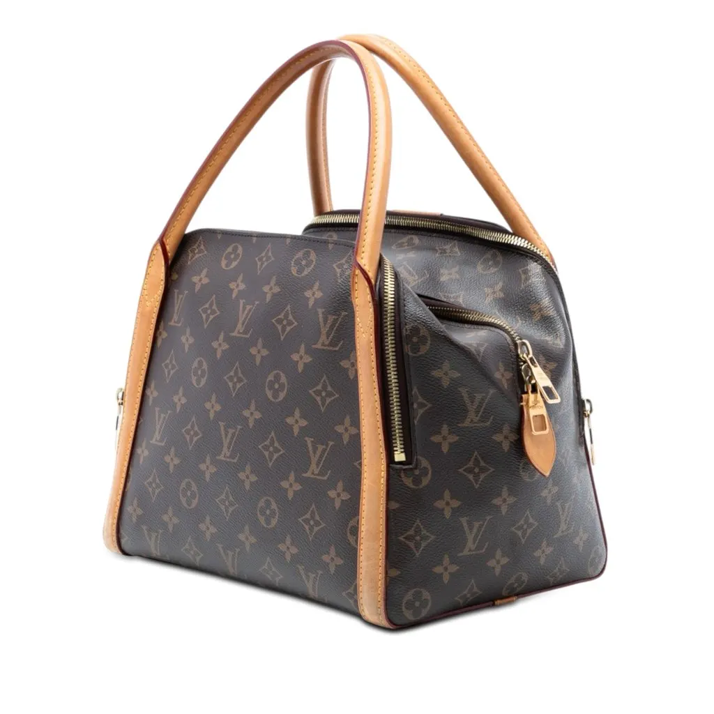 Louis Vuitton Monogram Marais MM Brown Very good - Back View