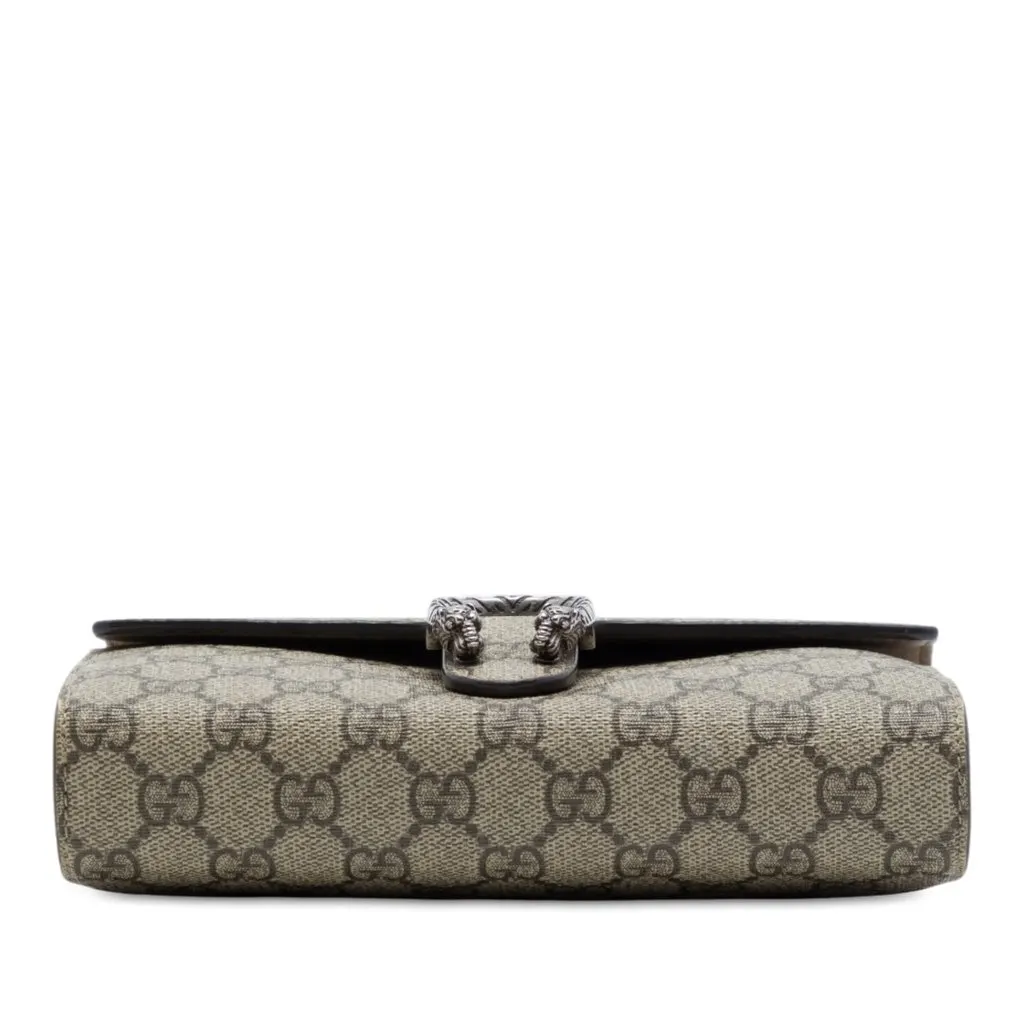 Gucci GG Supreme Dionysus Wallet on Chain Beige Very good - Inside View