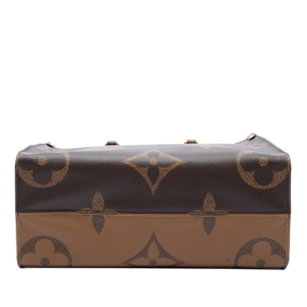 Louis Vuitton Monogram Reverse Giant OnTheGo MM Brown Canvas Very good - Inside View