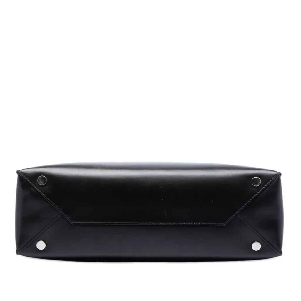 Balenciaga Small Leather Cable Shopper Tote Black Leather Very good - Inside View