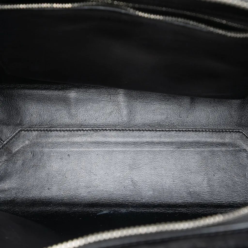 Balenciaga Small Leather Cable Shopper Tote Black Leather Very good - Model View