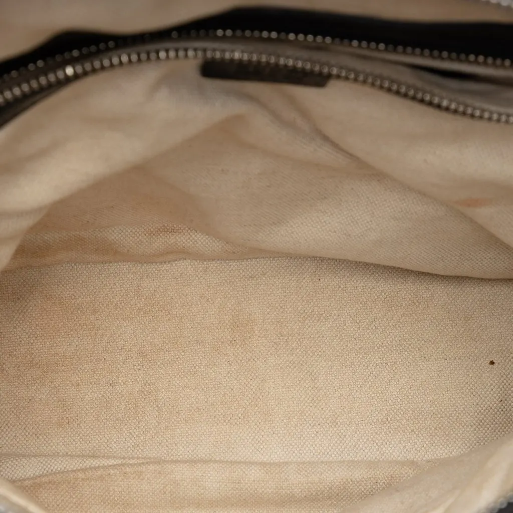 Gucci Medium Pebbled Calfskin Soho Messenger Bag Black Leather Very good - Model View