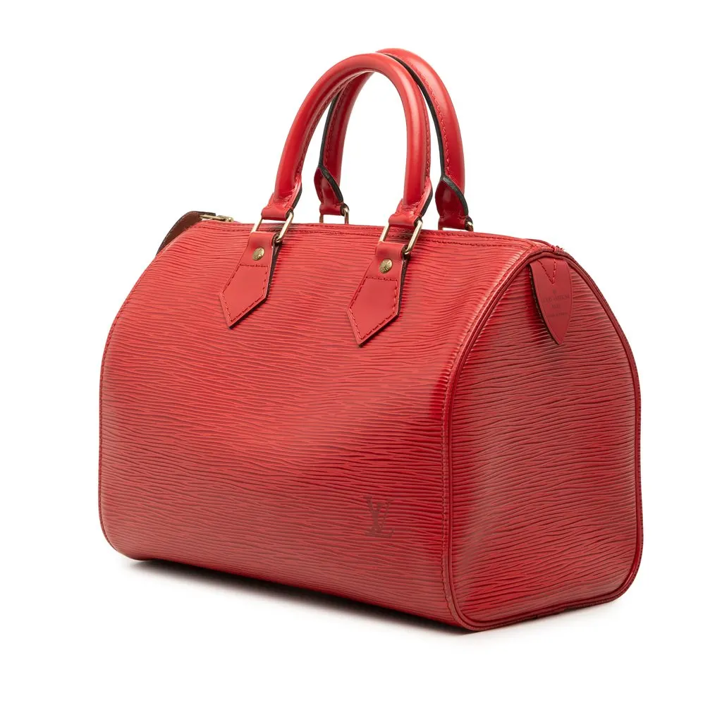 Louis Vuitton Epi Speedy 25 Red Leather Very good - Back View