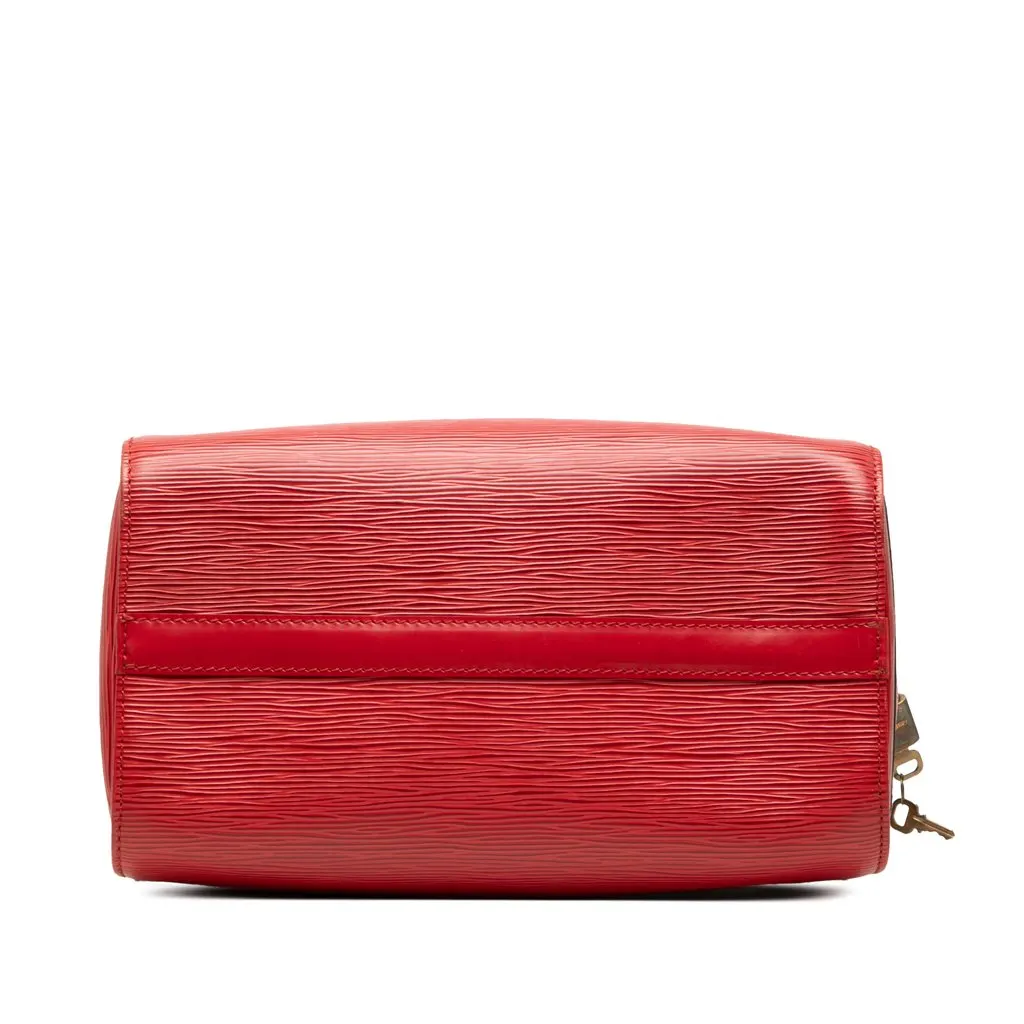 Louis Vuitton Epi Speedy 25 Red Leather Very good - Inside View