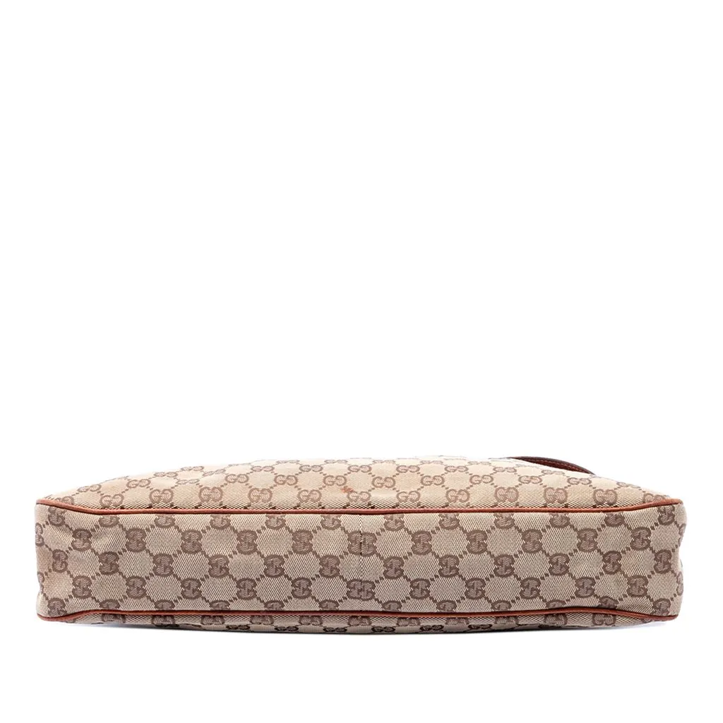 Gucci GG Canvas Eclipse Shoulder Bag Beige Very good - Inside View