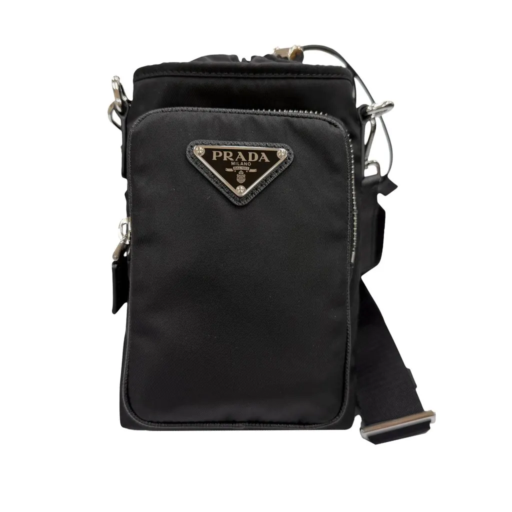 Prada Saffiano Trimmed Re Nylon Smartphone Case