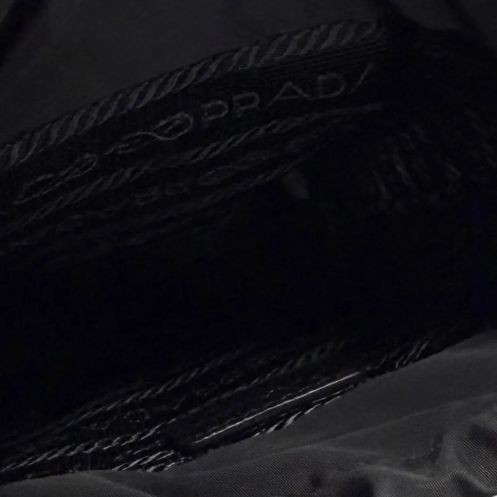 Prada Saffiano Trimmed Re Nylon Smartphone Case Black Very good - Box View