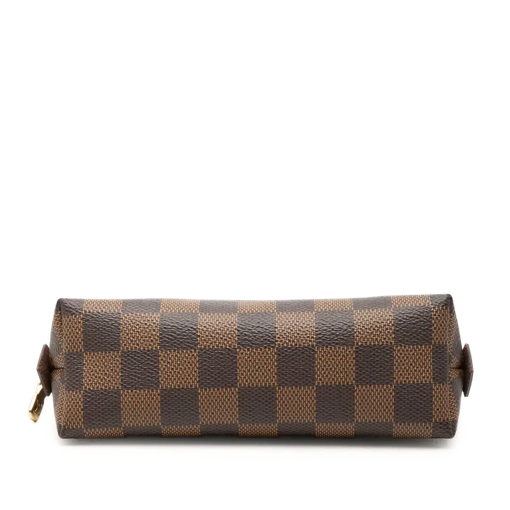 Louis Vuitton Damier Ebene Cosmetic Pouch PM Brown Very good - Inside View