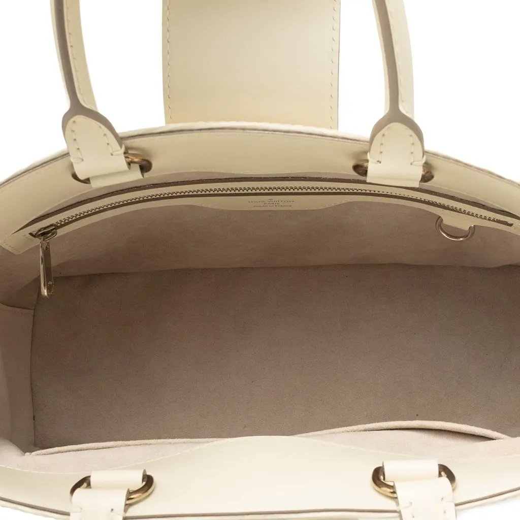 Louis Vuitton Epi Mirabeau PM White Leather Very good - Model View