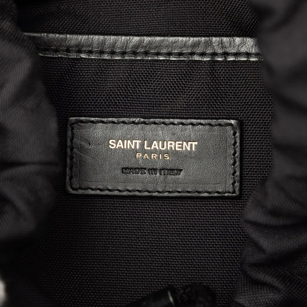 Saint Laurent Canvas Monogram Utilitarian Hunting Backpack Black Very good - Box View