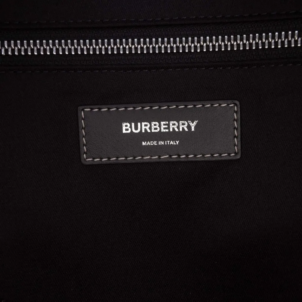 Burberry Giant Check Coated Canvas Travel Bag Brown Canvas Very good - Box View