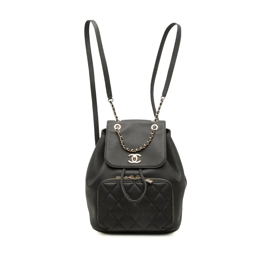 Chanel كافيار Business Affinity حقيبة ظهر