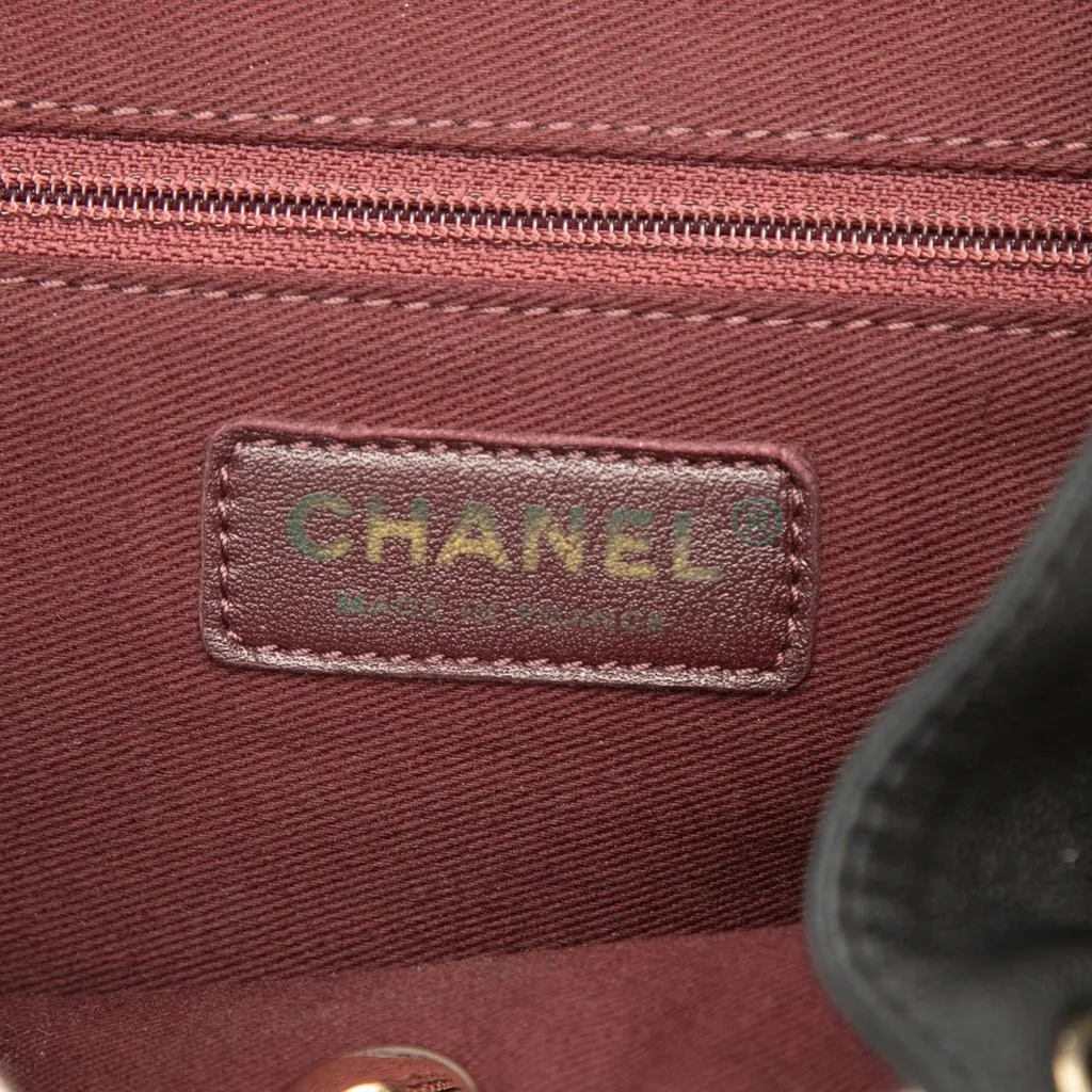 Chanel Caviar Business Affinity Backpack Black Leather Good - Box View