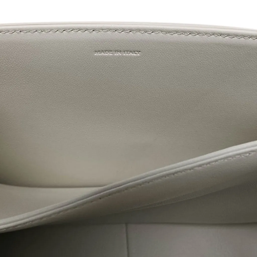 Celine Classique Shiny Calfskin Triomphe Crossbody White Leather Very good - Box View
