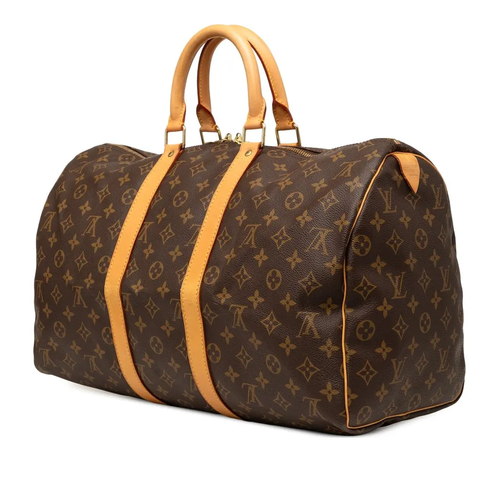 Louis Vuitton Monogram Keepall 45 Brown Very good - Back View