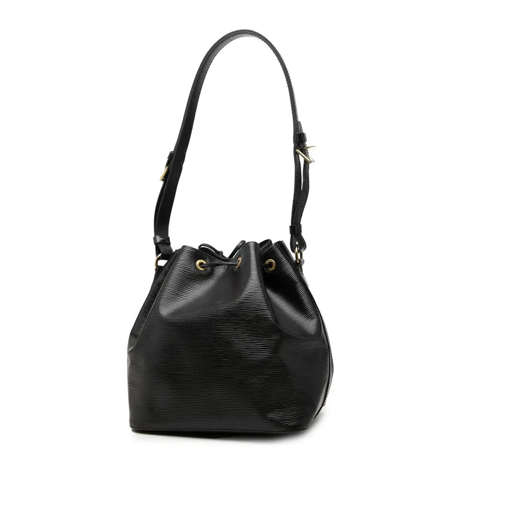 Louis Vuitton Epi Petit Noe Black Leather Very good - Back View