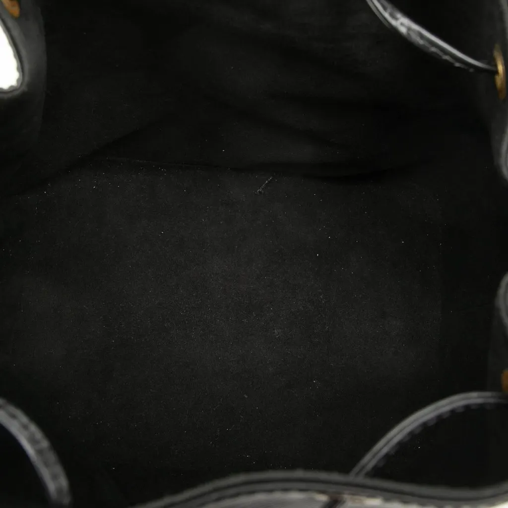 Louis Vuitton Epi Petit Noe Black Leather Very good - Model View