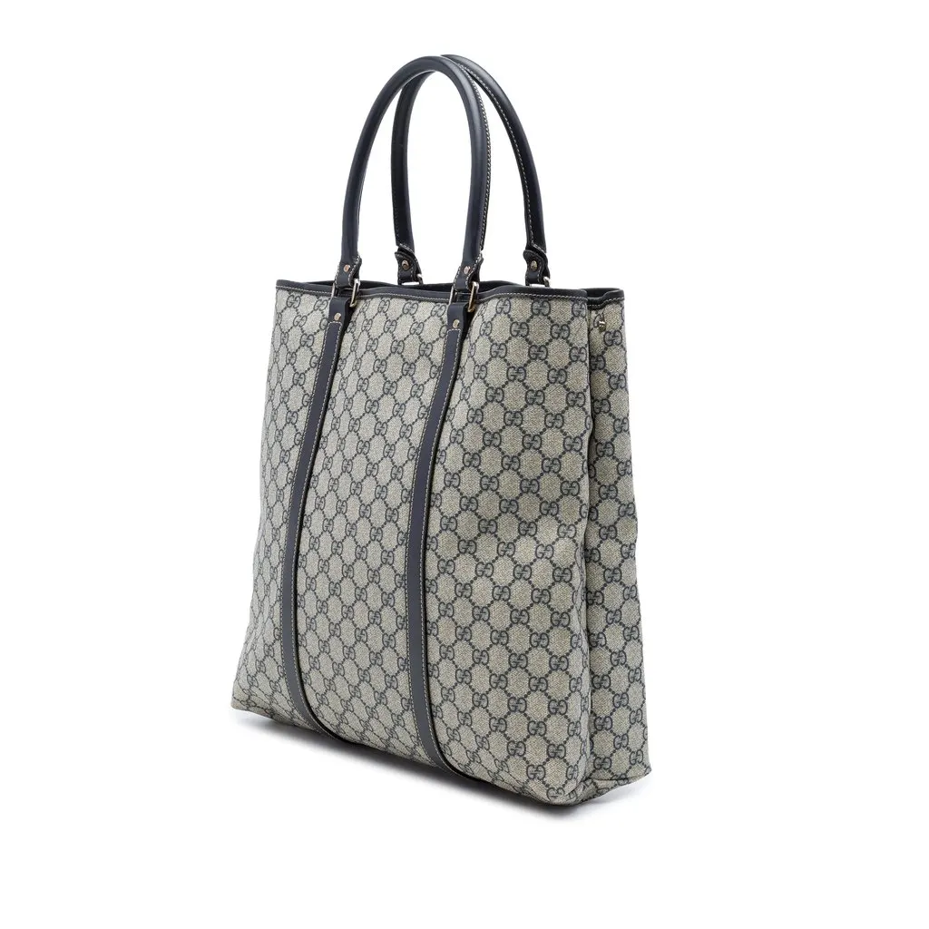 Gucci GG Supreme Joy Vertical Tote Beige Very good - Back View