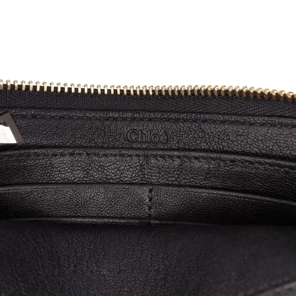 Chloé Ponyhair Dalmatian Print Clutch White Leather Good - Box View
